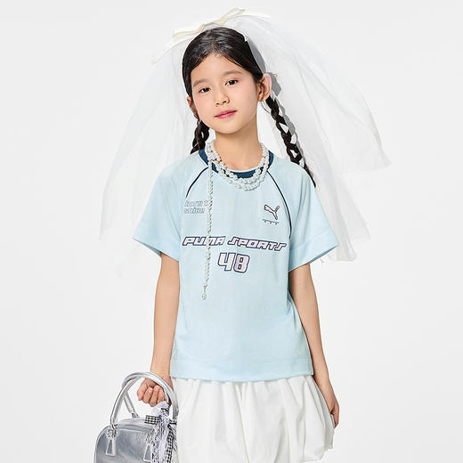 PUMA彪马官方正品 新款儿童夏季短袖T恤宽松时髦舒爽 商品图4