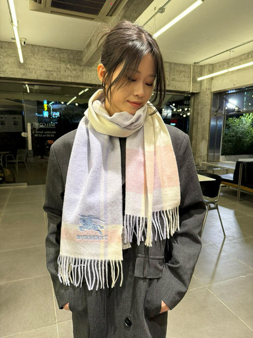 秋冬特惠💰280 巴宝莉围巾 超高级的颜色设计，【大格战马】 商品图8