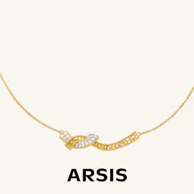 ARSIS｜纯真年代系列 复古双层飘带项链