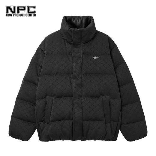 NPC老花格纹立领白鸭绒羽绒面包服情侣NP27DJ37 商品图4