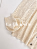拉夏贝尔/La Chapelle圆领花边针织衫！气质温柔百搭假两件针织开衫 商品缩略图8
