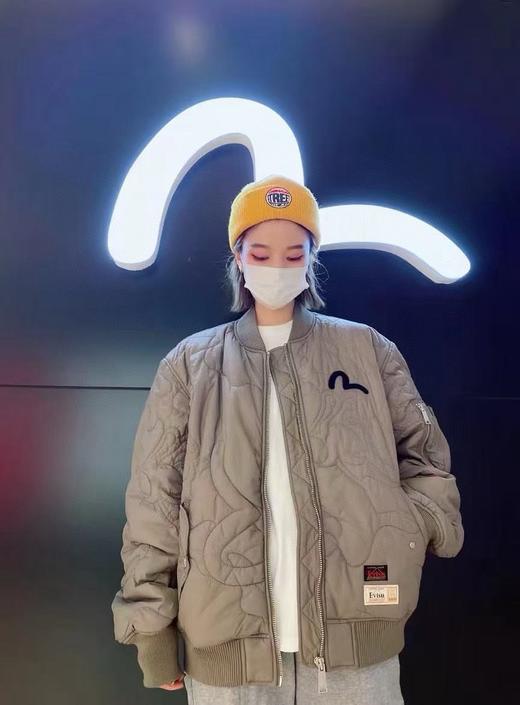 福神  男士迷彩绗缝飞行员外套棉服刺绣佛头海鸥 商品图0