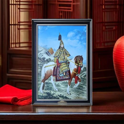 271732江山永固乾隆御览图瓷板画 商品图1