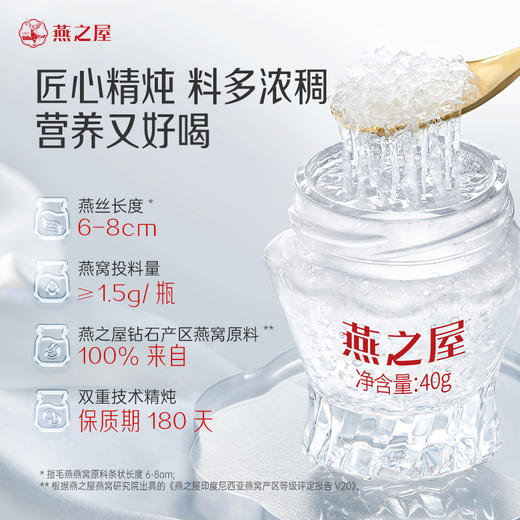 【疯狂动物城限定款】燕之屋鲜炖燕窝40g10瓶 送礼礼盒 滋补燕窝印尼｜春季滋补  送礼礼盒【认准旗舰店】 商品图4
