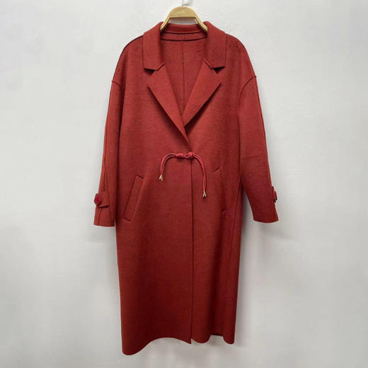 15WS系扣长款呢绒长外套31016（红） 冬季 305164032105 商品图0