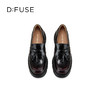 Dfuse迪芙斯2026春季新款复古流苏英伦风深口女鞋休闲乐福鞋深口单鞋DFE1112127 商品缩略图4
