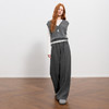 三彩2026春季新款小个子休闲裤松紧高腰宽松直筒裤长裤垂感M 商品缩略图2