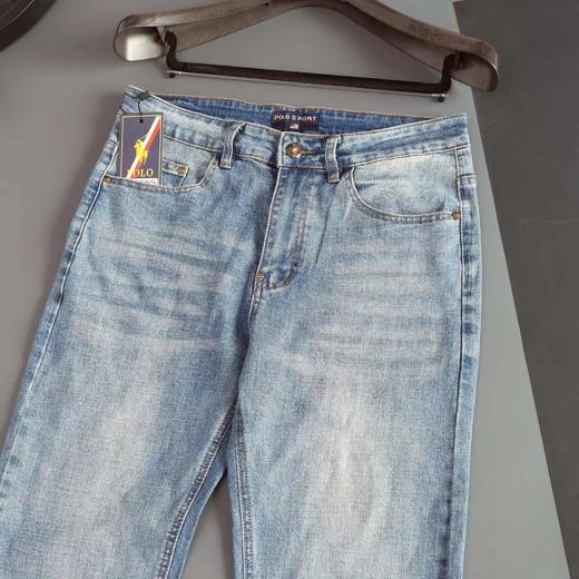 F010912新款男士个性潮派小标刺绣水洗休闲牛仔裤 商品图4