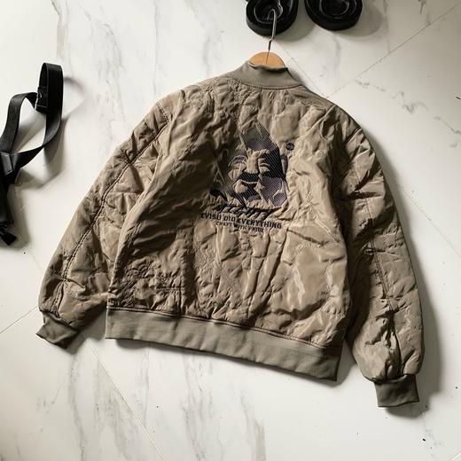 福神  男士迷彩绗缝飞行员外套棉服刺绣佛头海鸥 商品图5