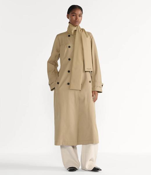 女款围脖双排扣风衣zh010 商品图3