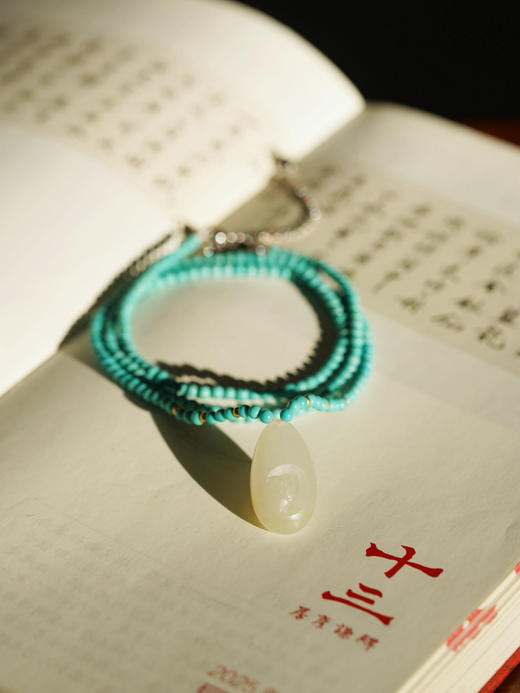 和田玉小金鱼吊坠 商品图0