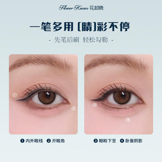 【新品开售】花知晓邦尼花园系列眼线胶笔丝滑晕染 商品图4