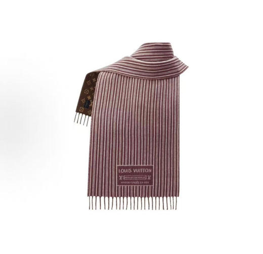 秋冬特惠💰360 LV围巾 流苏饰边 绵羊毛 绒线围巾 男女同款情侣款 尺寸：35X240cm 95%纯羊毛 5%山羊毛 商品图8