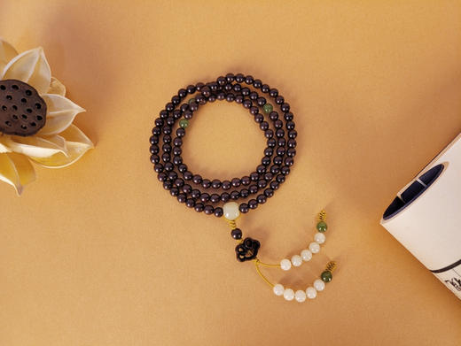 小叶紫檀108颗念珠6mm 商品图0