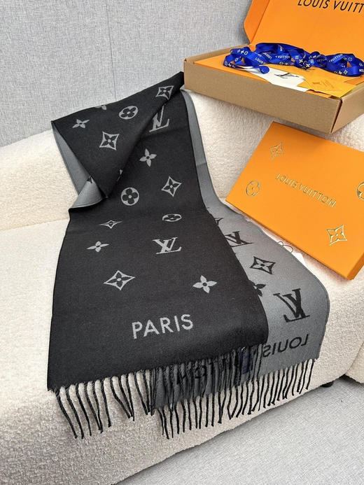 秋冬特惠💰300 LV围巾【新品男士羊毛双面围巾】 商品图6