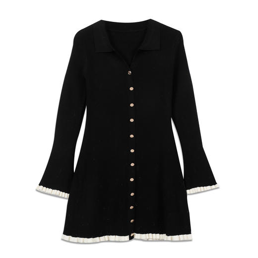 法式气质休闲时尚木耳边连衣裙-纪念日百货门店同款168246944 商品图8