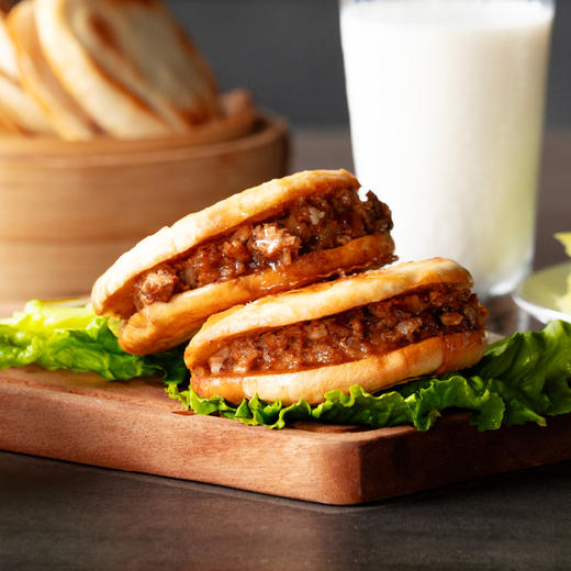 【发出后不支持拦截退货】大董 组合2（羊肉烧麦1+飞鱼籽黑猪肉包1+腊汁肉夹馍1）716g 商品图4