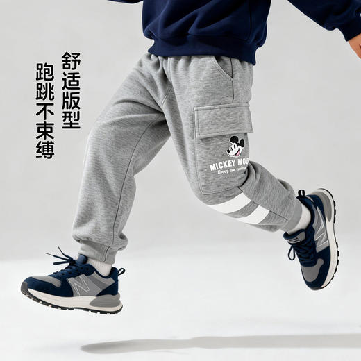 迪士尼春秋款休闲工装大口袋潮酷长裤XD3DK003 商品图4