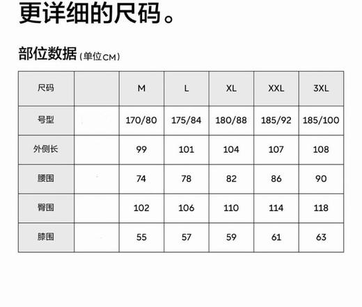 五明男士卫裤 商品图8