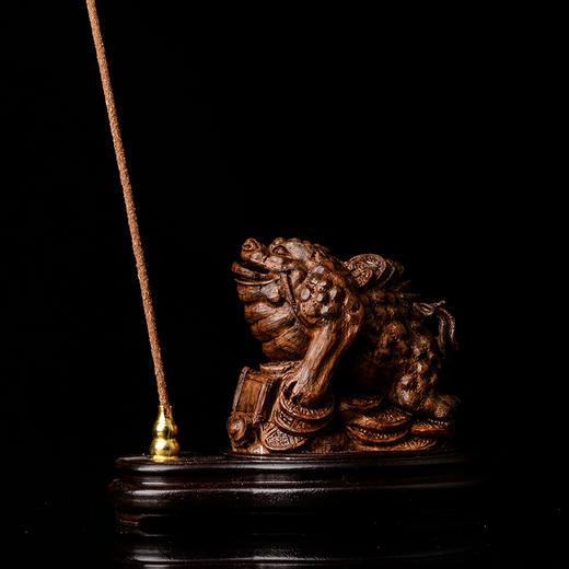 星洲系印尼沉香雕刻摆件精微木雕刻 商品图2