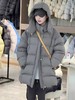 【YW】无忧购冬季50%白鸭绒云朵泡芙羽绒服女中长款百搭休闲连帽外套（现货48小时内发货） 商品缩略图5
