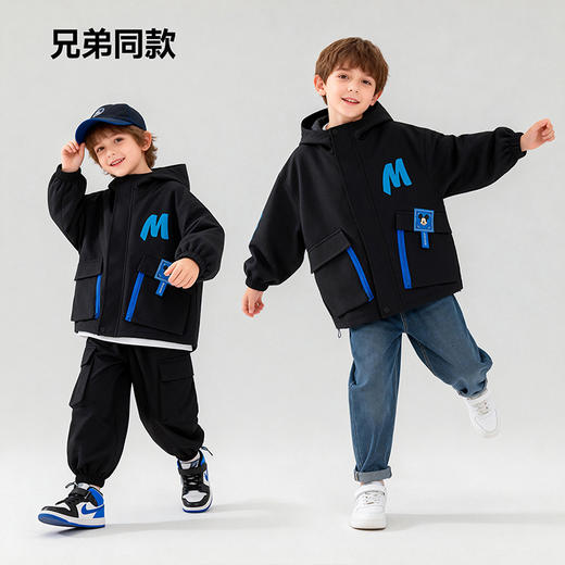 迪士尼前开连帽个性口袋潮酷外套XD3DS073 商品图3