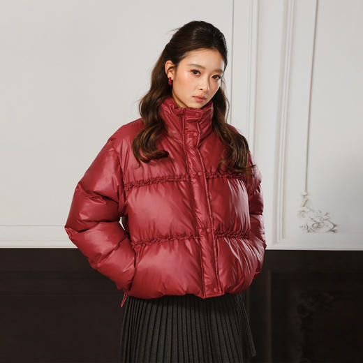 短款休闲韩系花边羽绒服-纪念日百货门店同款168899339 商品图0