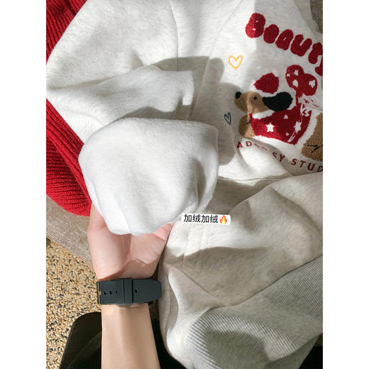 <曾小咸推荐>现货秒杀 ！微信超特价！v拼接连帽加绒卫衣 日常219.99 立减120 秒杀99.99！！ 商品图3