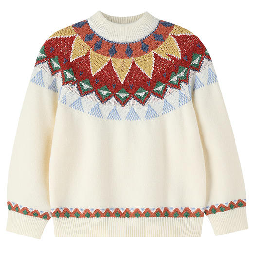 男女童圆领针织衫春季新款安奈儿童装EM614685 商品图6