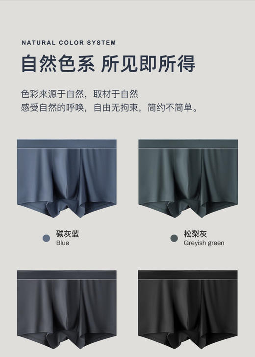 芬腾男士10A抗菌纯棉环保内裤5条装 商品图10