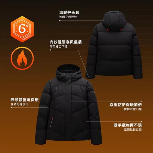 安踏冰甲羽绒服丨防泼水高蓬松保暖外套女冬季鸭绒棉服162547906 商品图2