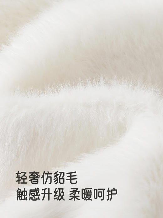 英氏儿童针织圆帽秋冬保暖可爱雪人毛绒2025新款帽子YRPNJ4R030A 商品图1