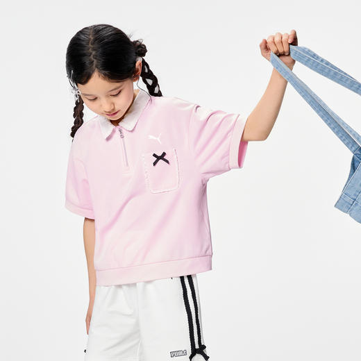 PUMA彪马官方正品 新款儿童夏季短袖T恤Polo衫甜美时髦 商品图3