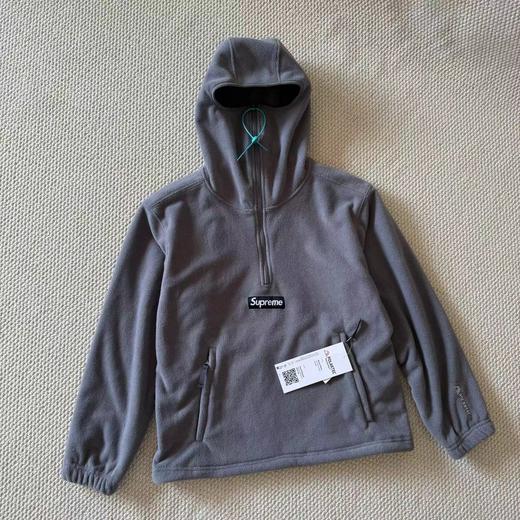 F010908联名款舒适时尚四色连帽半拉链抓绒卫衣男女同款 商品图11