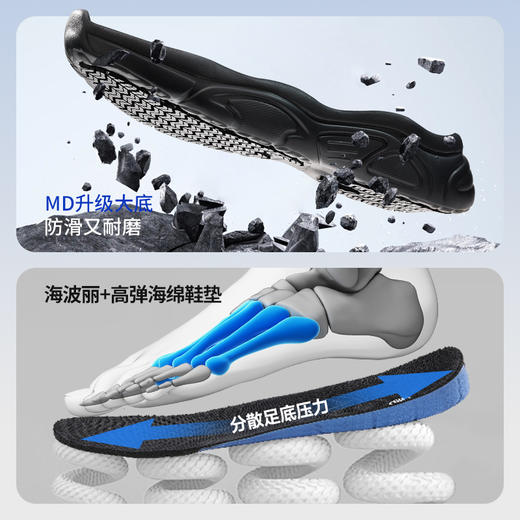 蓝鸥盾新款专业防静电安全鞋不防砸不防刺防滑SRC低帮四季款实心MD底 商品图4