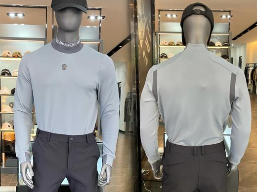 新款男女同款加绒立领长袖上衣来了！超好穿🌬️，内里加薄绒的,贴身穿都没压力，终于等来啦！做的贼扎实，面料高克重有型😎领子和袖子也不是那种薄溜溜很散的市场货，后背配有高端但考验做工的螺纹，弹力十足！ 商品图4