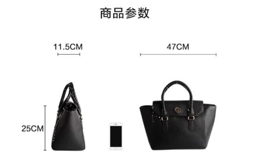 3660895900747 CHRISTIAN LACROIX法国温雅女包 纯色优雅女士单肩包手提包【金属磨损 脱皮】 商品图6