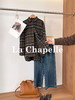 专柜实拍【羊毛加厚衬衣】拉夏贝尔/La Chapelle软糯舒适！宽松时髦格子衬衫单排扣粗花呢短外套 商品缩略图0