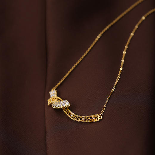 ARSIS｜纯真年代系列 复古双层飘带项链 商品图8