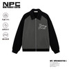 NPC潮牌重磅430G磨毛撞色钉珠翻领拉链衫男休闲外套长袖NP49TJ18 商品缩略图0