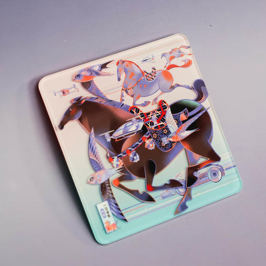 十骏图亚克力杯垫盲盒（10款随机1款） 商品图3