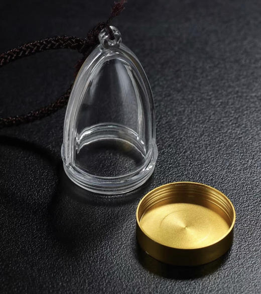 精美佛像嘎乌盒透明盒子吊坠项链挂件亚克力玻璃可打开装东西 商品图3