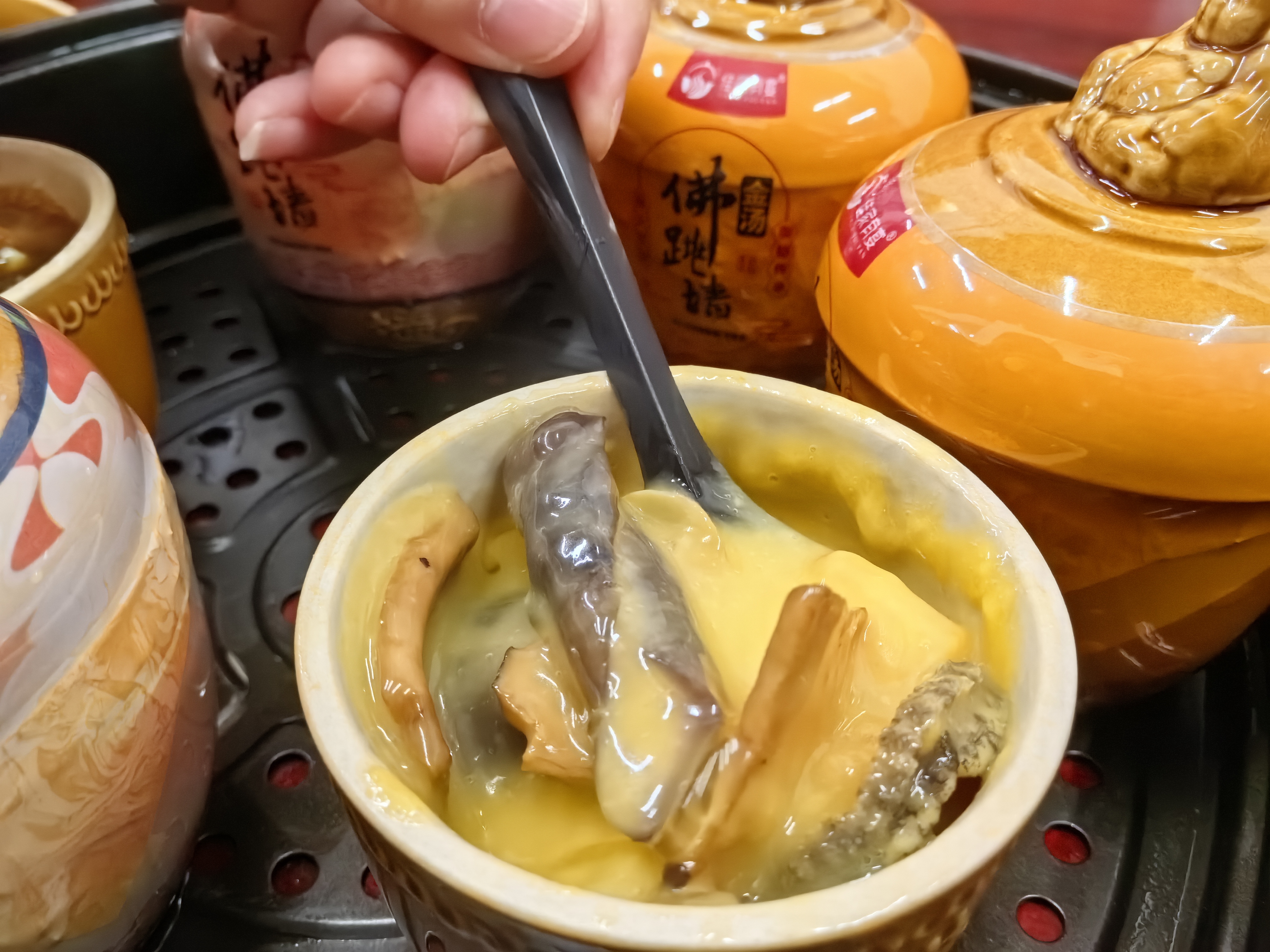 弘关圣宴金汤佛跳墙200g*6罐海参鲍鱼佛跳墙加热即时炖盅礼盒装