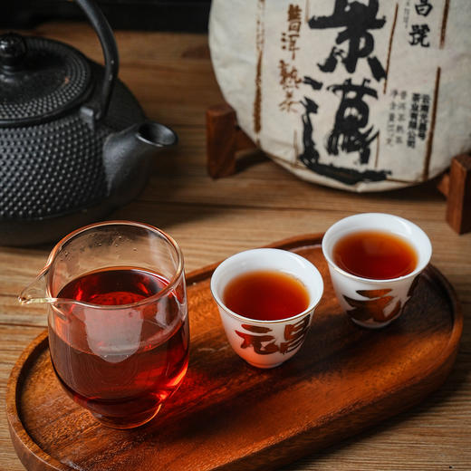 【元昌号】2012年黑景迈古树纯料熟茶357g 商品图3