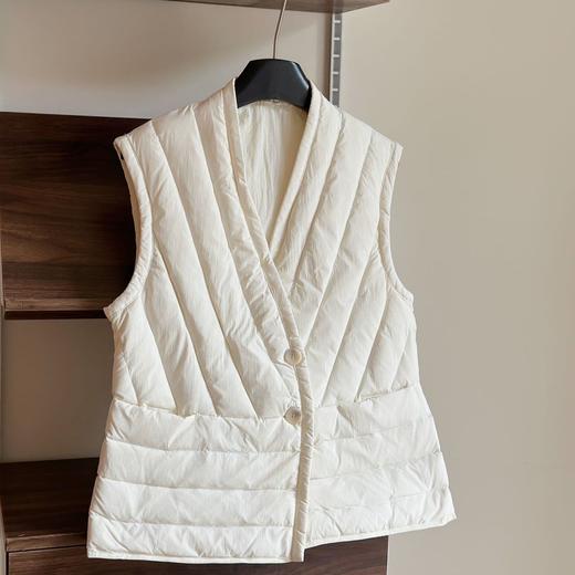 【90白鸭绒 羽绒马甲】轻薄简约 羽绒马甲背心 保暖羽绒服内胆 商品图3