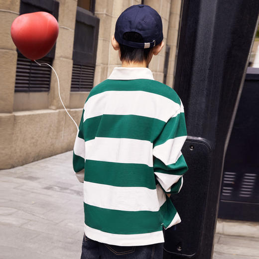 PUMA彪马官方正品 新款儿童秋季长袖T恤翻领设计休闲时尚 商品图2