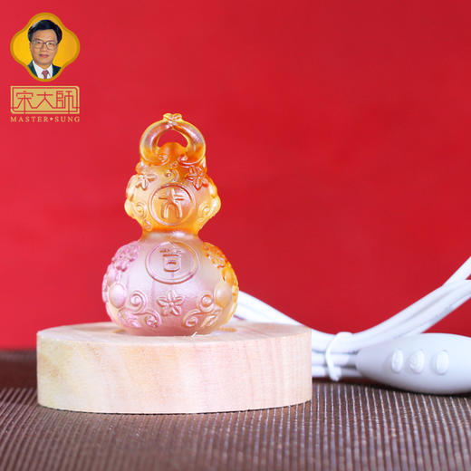 宋韶光集雅轩2026马年一路瓶安 葫芦财鹿 古法琉璃车摆件桌面摆件 商品图6