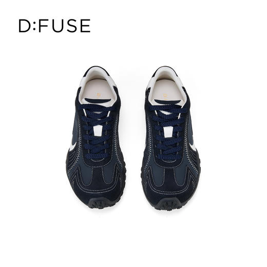 Dfuse迪芙斯2026春季新款复古拼接鞋面耐磨防滑德训鞋休闲鞋阿甘鞋DFE1112130 商品图13