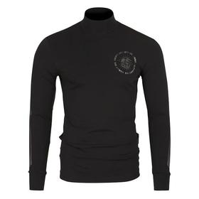 春季新款男女同款立领长袖T恤衫，原单❗外穿立领打底衫，酷🆒炸天的设计图案，太有型了，胸口LOGO也独家韩国进口材料，色彩别致，百搭的基础款修身版型，简洁好穿，几乎可以万能搭配！