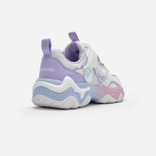 巴拉巴拉童鞋儿童运动鞋女春秋立体爱心花朵跑步鞋极简时尚慢跑鞋 商品图3